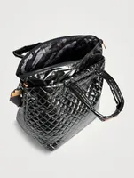 Large Metro Deluxe Metallic Tote Bag