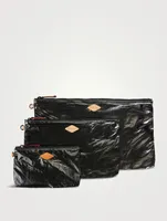Large Metro Deluxe Metallic Tote Bag