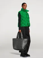 Large Metro Deluxe Metallic Tote Bag
