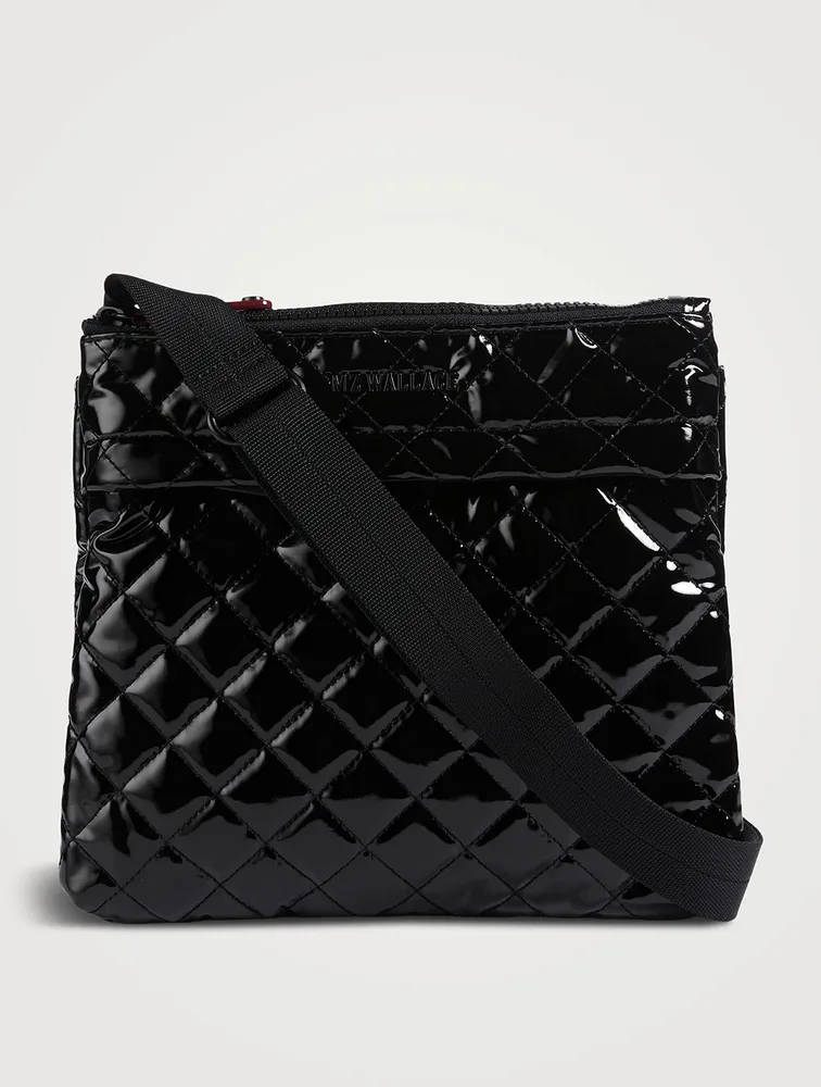 Metro Patent Flat Crossbody Bag
