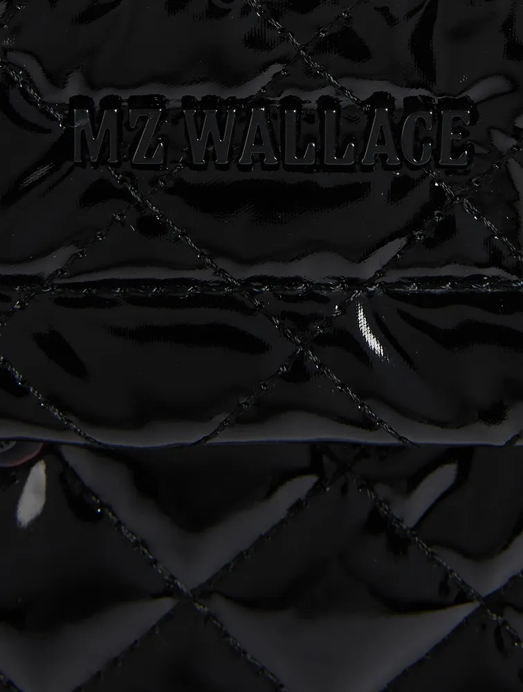 Metro Patent Flat Crossbody Bag