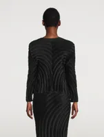 Gem Pleats Cardigan