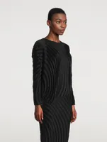 Gem Pleats Cardigan