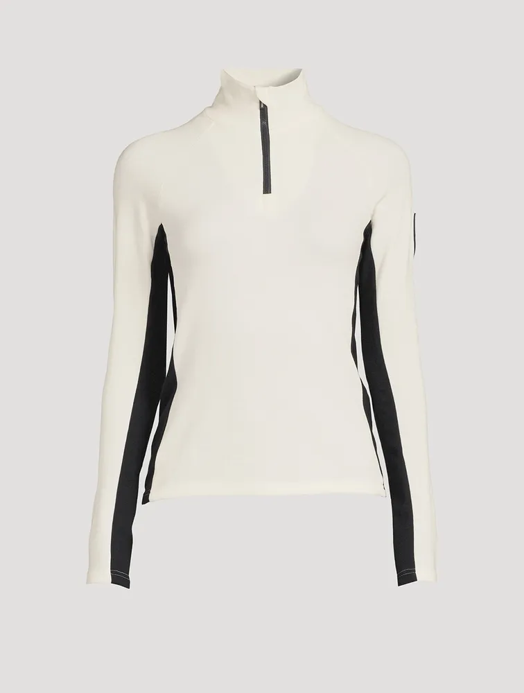 Voss Mockneck Zip Sweater