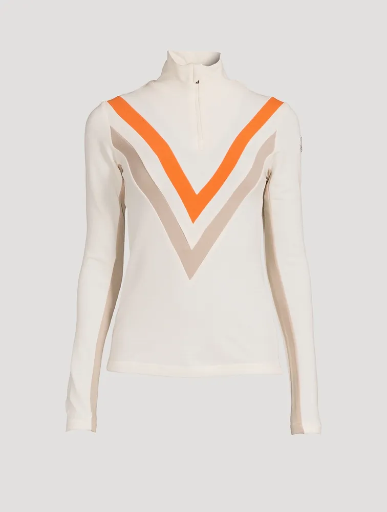 Voss Colourblock Zip Sweater