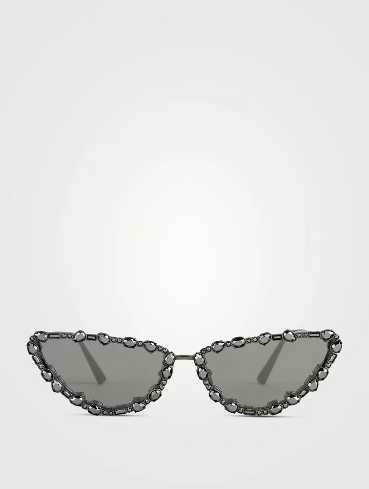 MissDior B1U Cat Eye Sunglasses With Crystals
