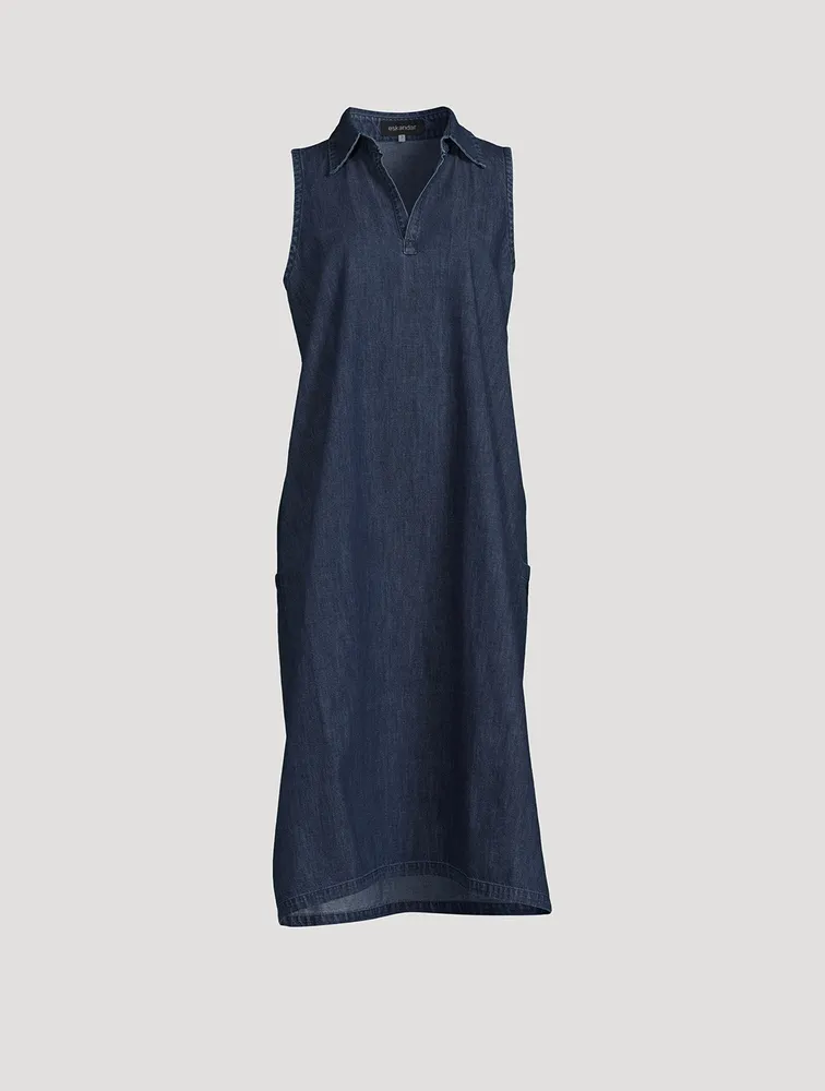 Sleeveless Denim Tunic