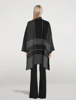 Linen Jacket Check Print
