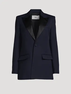 Wool Smoking Jacket