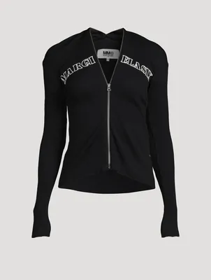 Zip-Front Cardigan