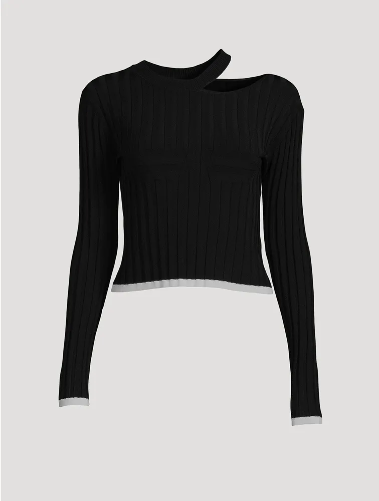 Venus Long Sleeve Cropped Top