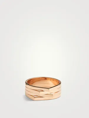 Antifer 18K Gold Four-Row Ring
