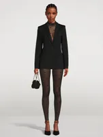 Slim Mesh Blazer