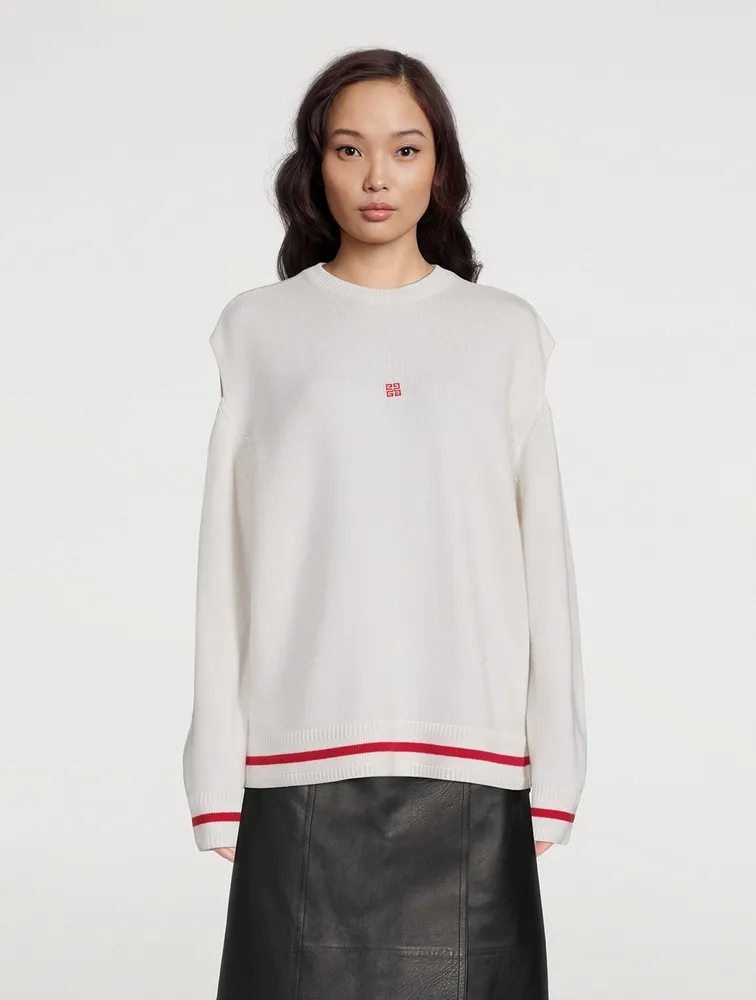 Cut-Out 4G Cashmere Sweater