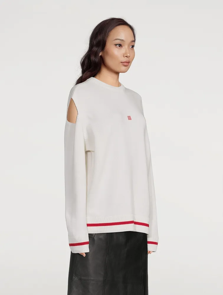 Cut-Out 4G Cashmere Sweater