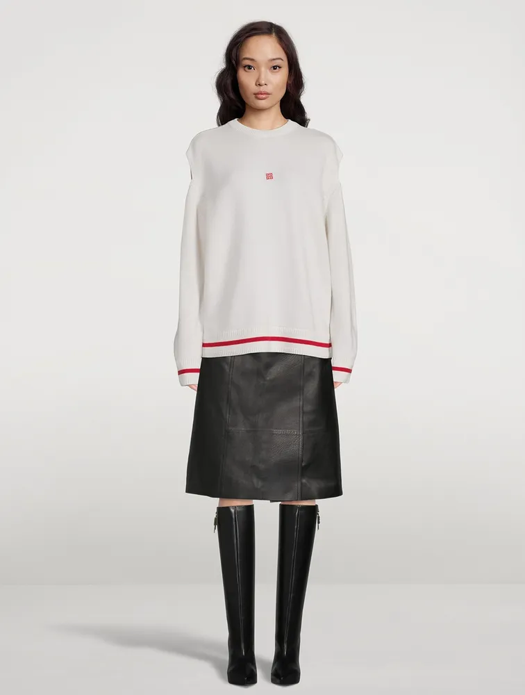 Cut-Out 4G Cashmere Sweater
