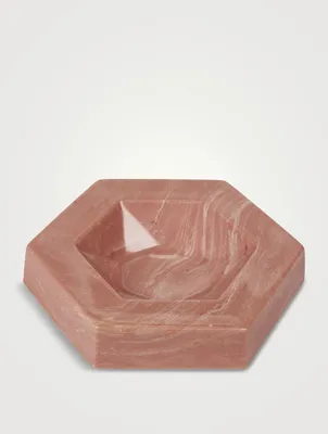 Hexagonal Marbled Stone Catchall