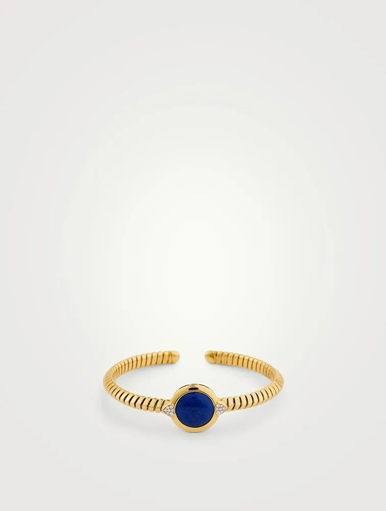 Soleil Exotic Lapis Single Bangle