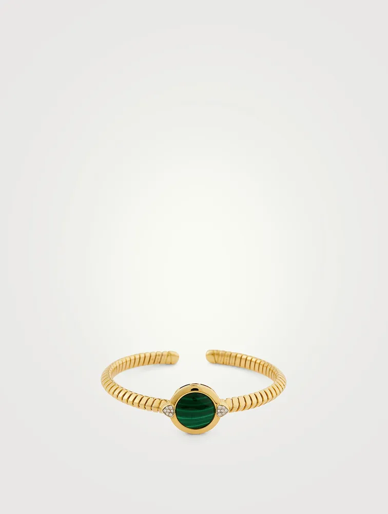 Soleil Exotic Malachite Single Bangle