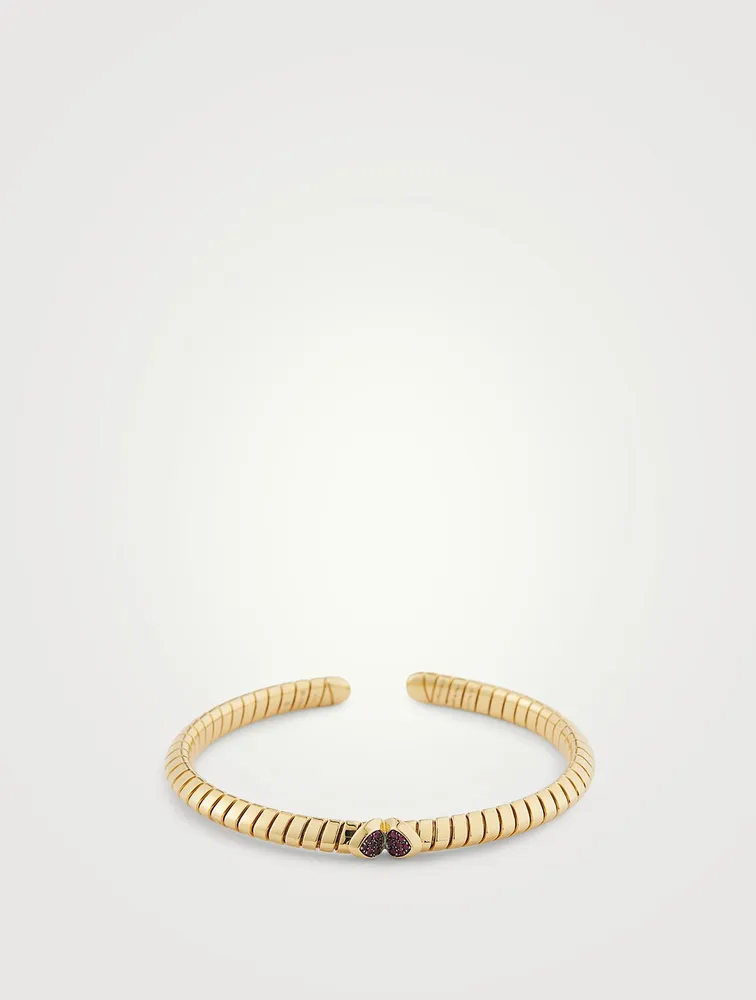Trisolina Pavé Ruby Bangle