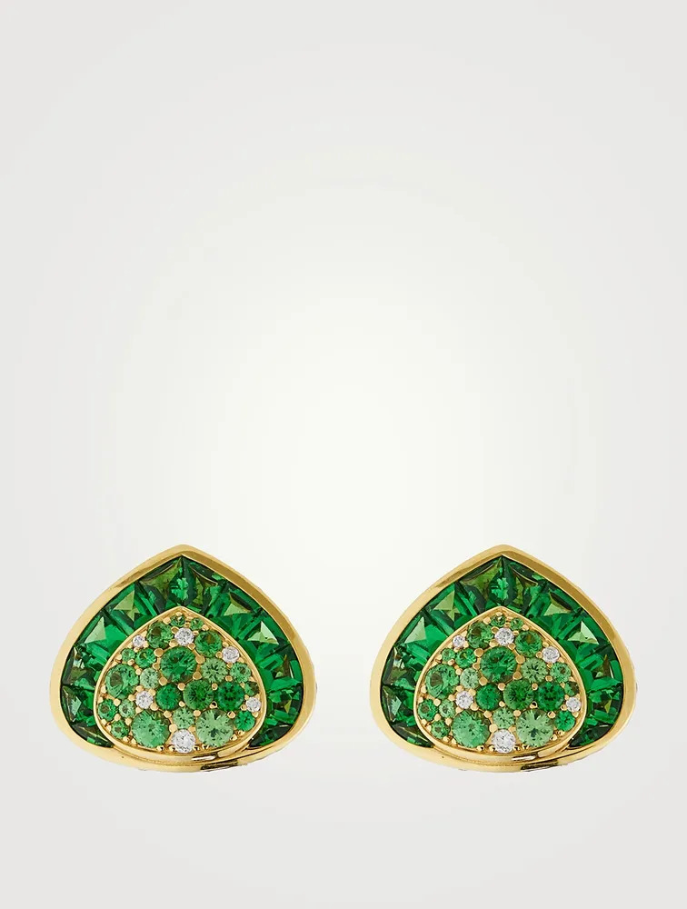 Dora Tsavorite Earrings