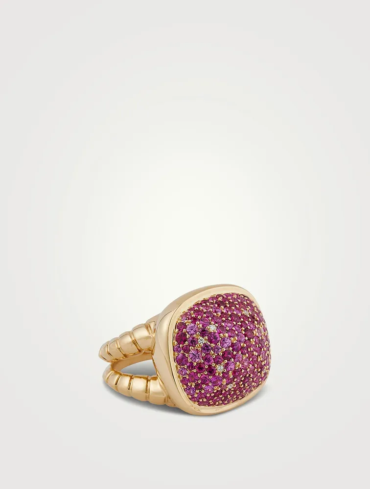 Tigella Rubies Pavé Ring