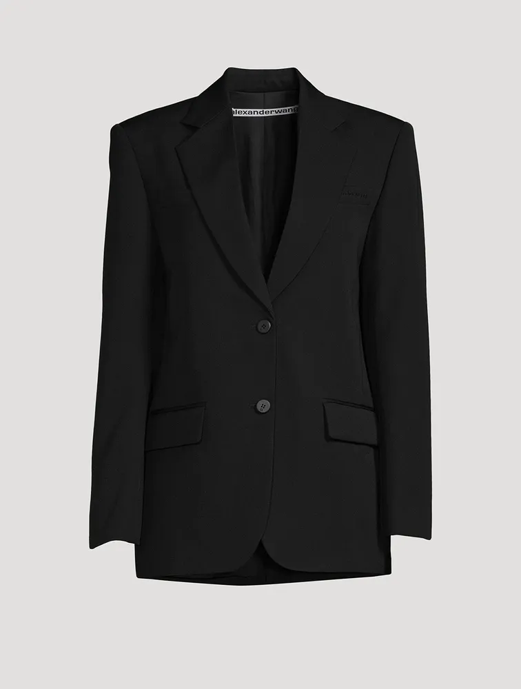 Boxy Wool Blazer