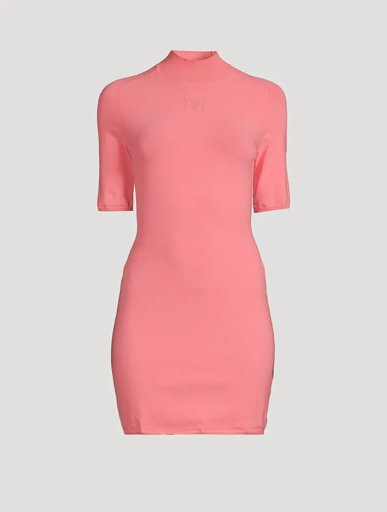 Mockneck Mini Dress