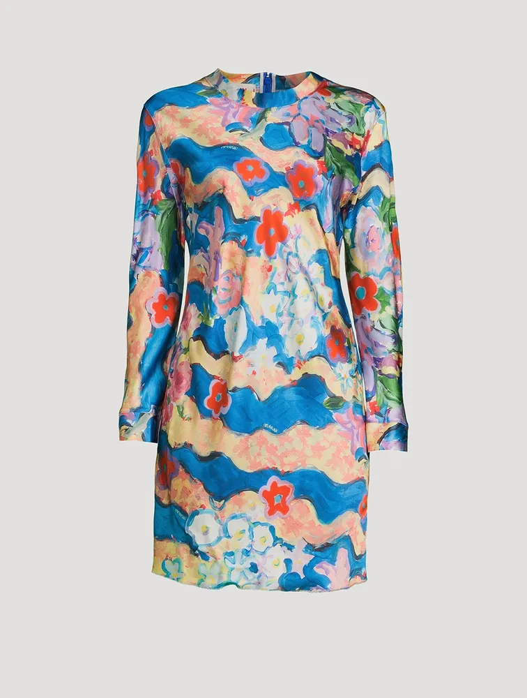 Printed Mini Dress