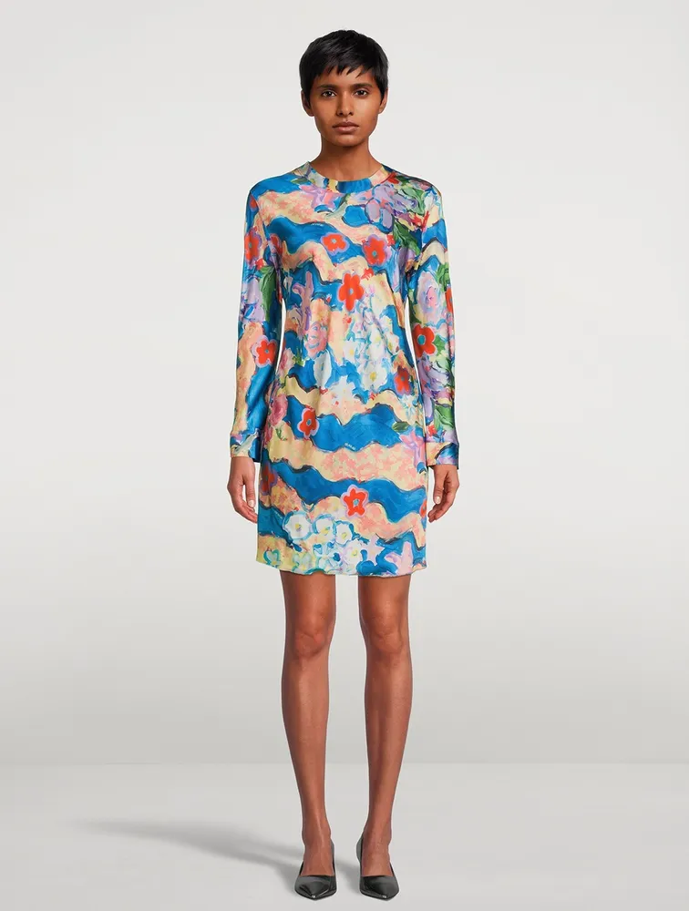 Printed Mini Dress