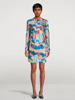 Printed Mini Dress