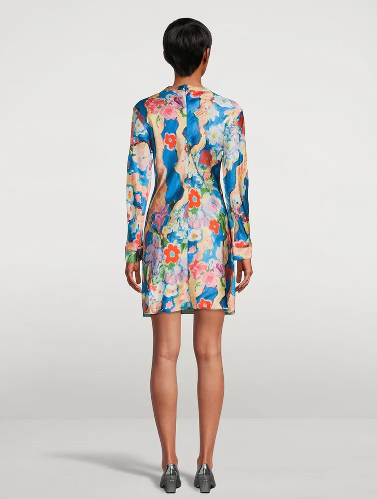 Printed Mini Dress