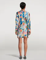 Printed Mini Dress