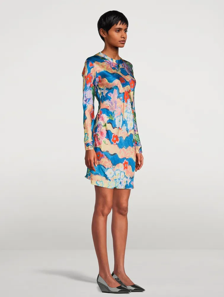 Printed Mini Dress