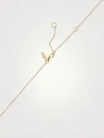Love Letter 14K Gold Libra Pavé Zodiac Necklace With Diamonds