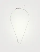 Love Letter 14K Gold Aries Pavé Zodiac Necklace With Diamonds