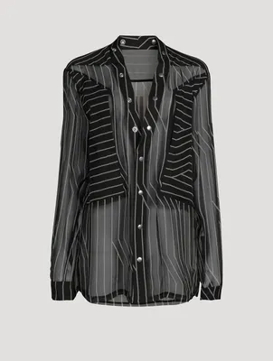 Larry Silk Chiffon Shirt