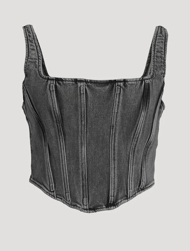 Stretch Denim Corset