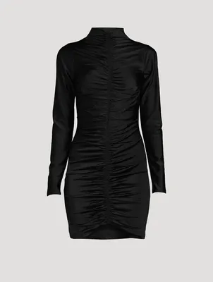Compression Ruched Mini Dress