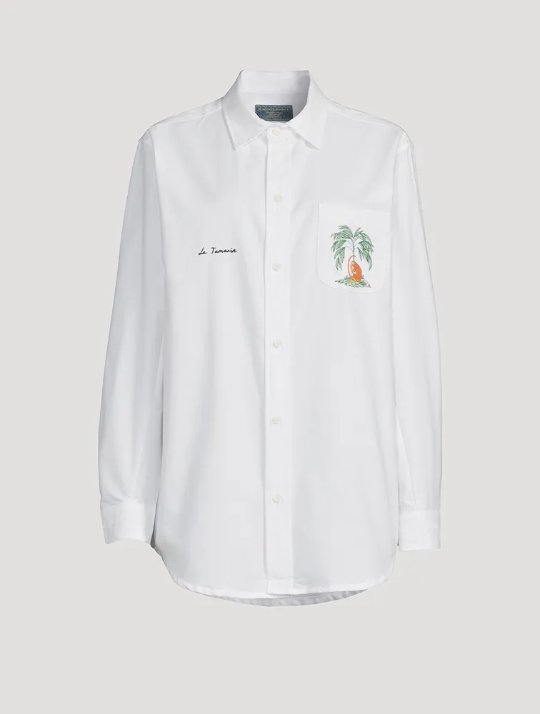 Le Tamarin Cotton Lounge Shirt
