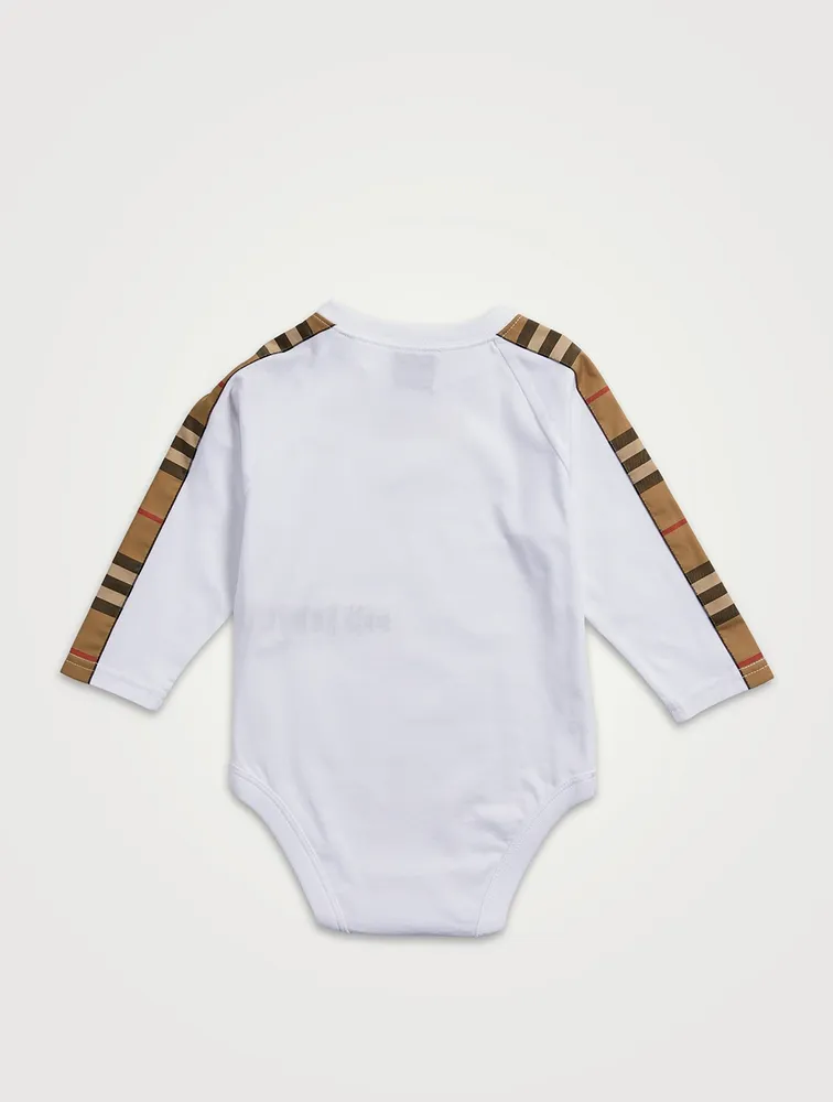 Cotton Onesie With Logo