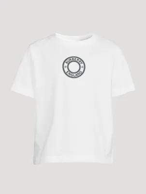 Cotton T-Shirt With Logo