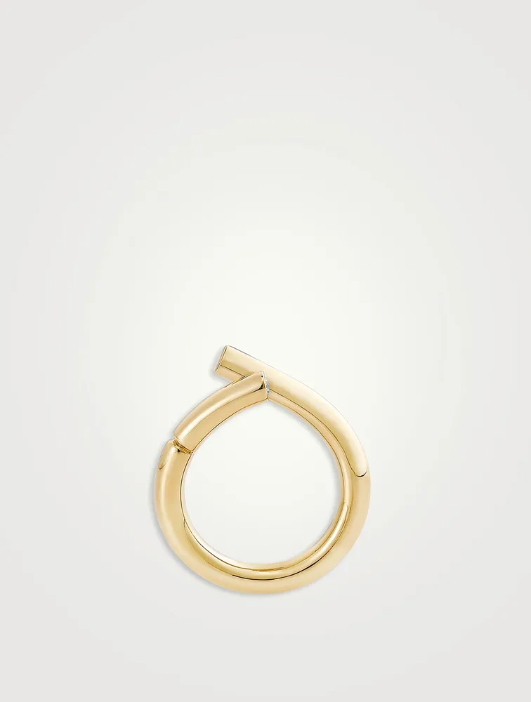 Oera 18K Gold Ring With Diamond