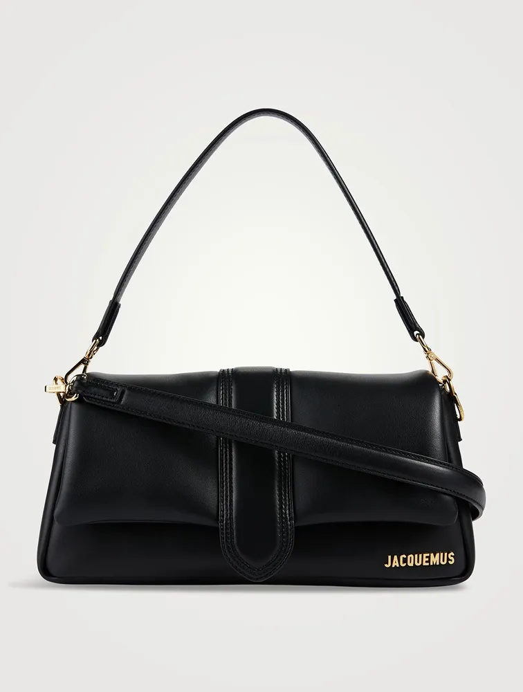 Le Bambimou Padded Leather Shoulder Bag