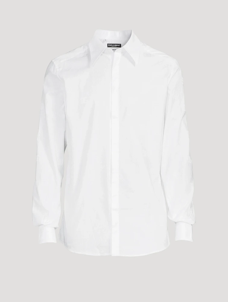Cotton Shirt With Monogram