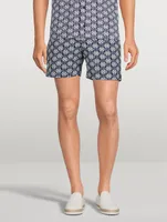 Bulldog X Jacquard Waypoint Mid-Length Swim Shorts
