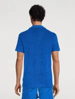 Terry Towelling Tailored Polo Shirt