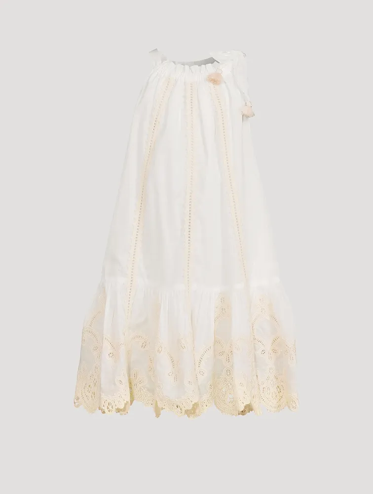 Clover Embroidered Dress