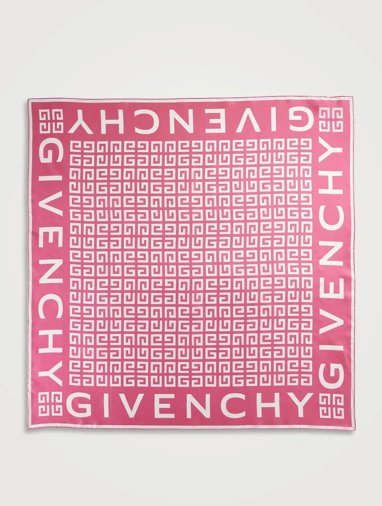 4G Monogram Silk Scarf