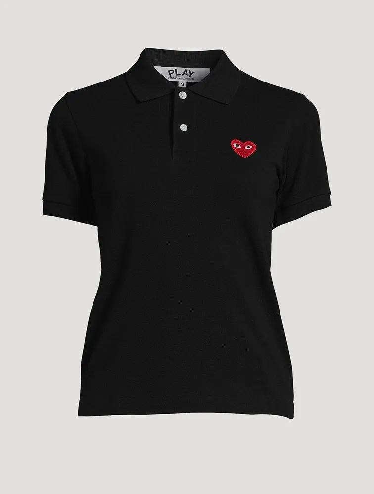 Small Embroidered Heart Polo Shirt